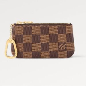 LOUIS VUITTON KEY POUCH DAMIER EBENE